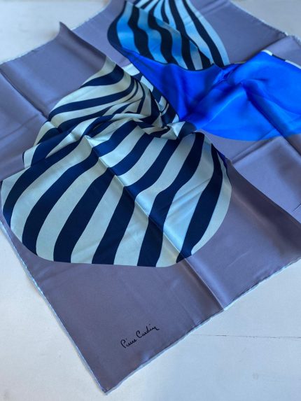 Pierre Cardin Sura İpek Eşarp 43367 Lacivert Karışık Desen