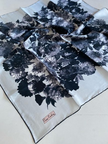 Pierre Cardin Sura İpek Eşarp 44961 Gri Karışık Desen