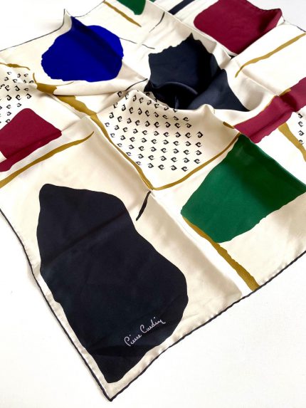 Pierre Cardin Sura İpek Eşarp 8234230-311-48177 Krem Karışık Desen