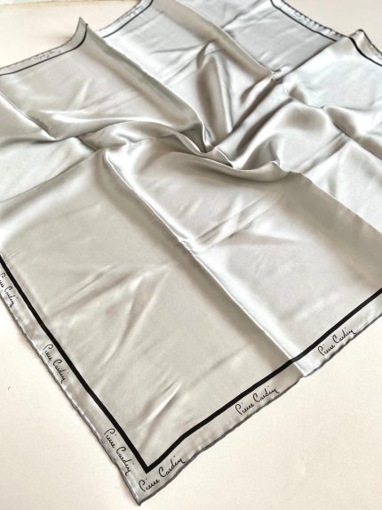 Pierre Cardin Sura İpek Eşarp 8535230-371-48179 Gri Karışık Desen