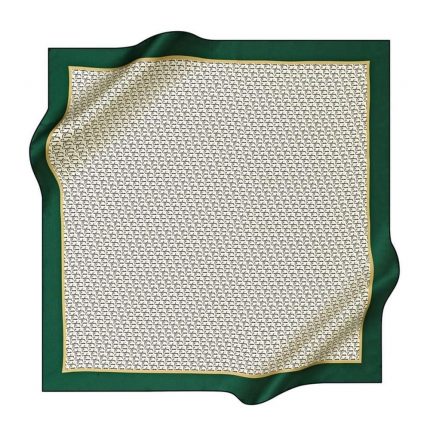 Pierre Cardin Sura İpek Eşarp 8586230-324-48483 Yeşil Karışık Desen