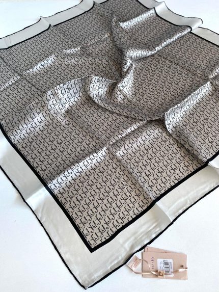 Pierre Cardin Sura İpek Eşarp 8586230-313-48477 Gri Karışık Desen