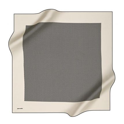 Pierre Cardin Sura İpek Eşarp 8702230-311-48686 Krem Karışık Desen