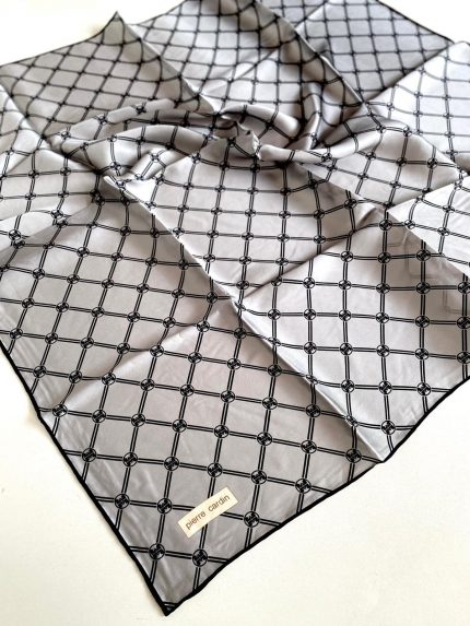 Pierre Cardin Sura İpek Eşarp 8902230-313-48173 Gri Karışık Desen