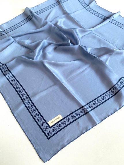 Pierre Cardin Sura İpek Eşarp 8929230-322-48174 İndigo Karışık Desen