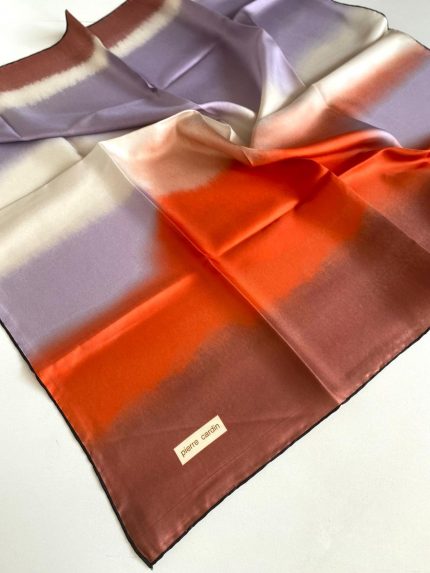 Pierre Cardin Tivil İpek Eşarp 8044438-911-48150 Lila Karışık Desen