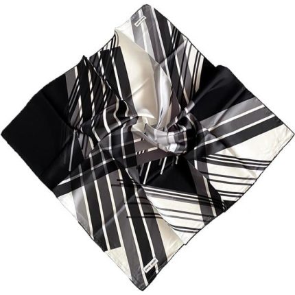Pierre Cardin Tivil İpek Eşarp 8832438-913-35598 Gri Karışık Desen