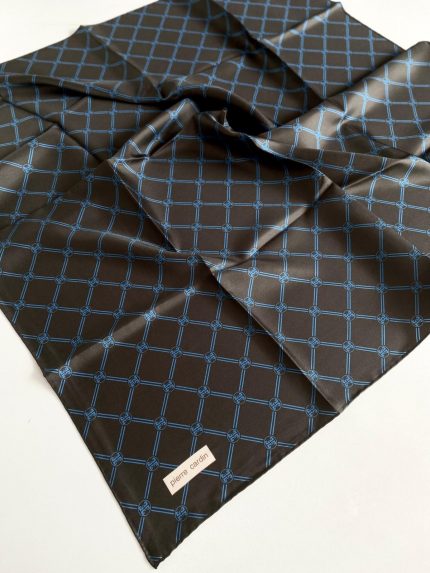 Pierre Cardin Tivil İpek Eşarp 8902438-951-48136 Mavi Karışık Desen