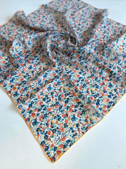 Silk Home Soft Eşarp 37002 Krem Çiçek Desen