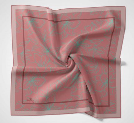 Silk Home Soft Eşarp 40615 Gül Pembe Karışık Desen