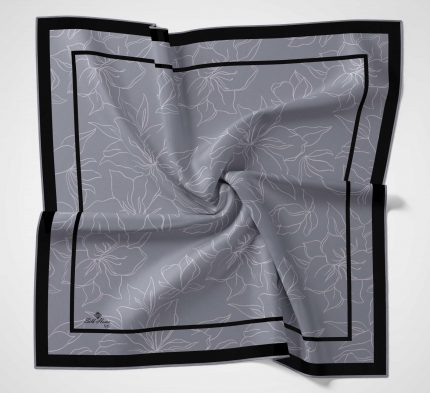 Silk Home Soft Eşarp 40618 Gri Karışık Desen