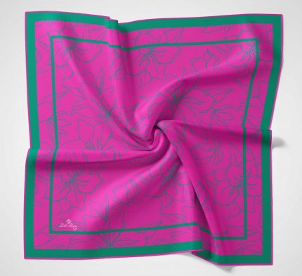 Silk Home Soft Eşarp 40621 Pembe Karışık Desen
