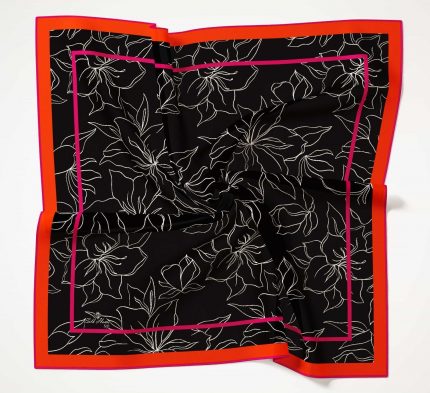 Silk Home Soft Eşarp 40626 Siyah Karışık Desen