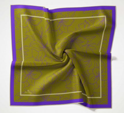 Silk Home Soft Eşarp 40631 Yeşil Karışık Desen