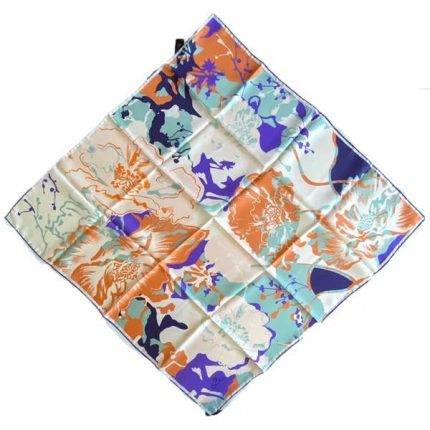 Silk Home Tivil İpek Eşarp 37910 Mor Karışık Desen