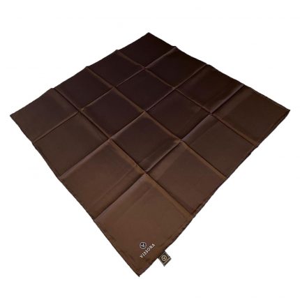 Vissona Tivil Kahverengi-1 İpek Eşarp DGN50327-0007