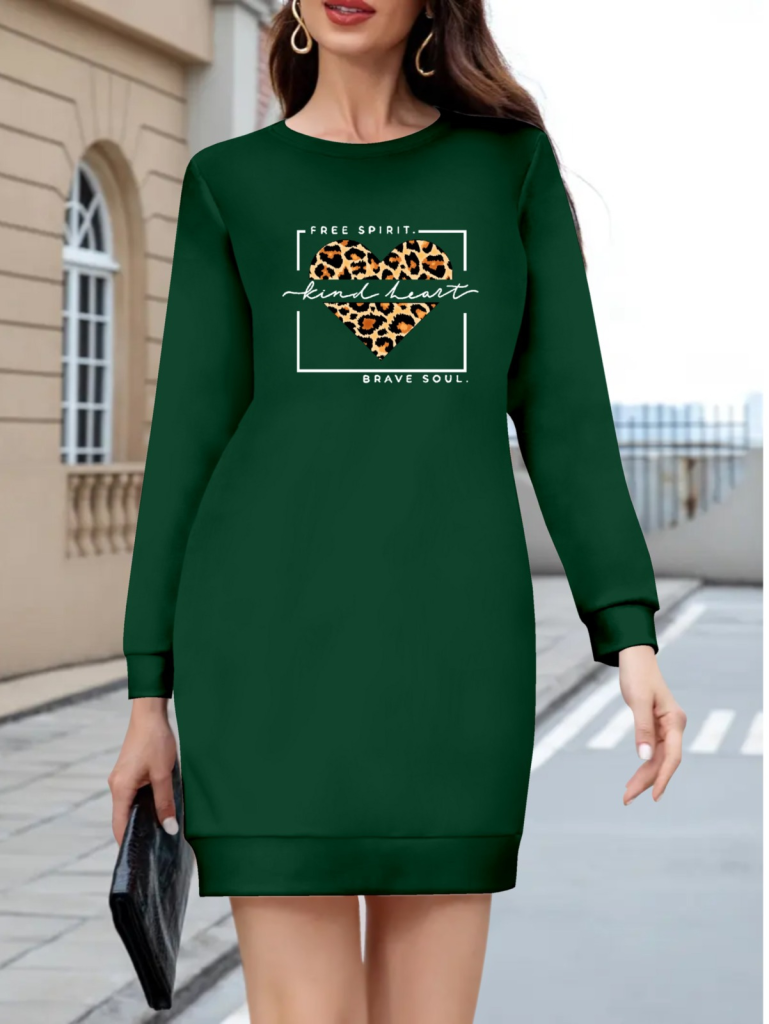Kadın Uzun Kollu Bisiklet Yaka Desenli Viskon Iki Iplik Bluz