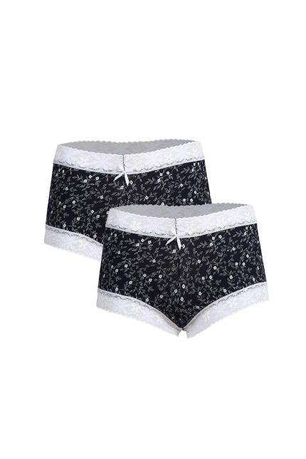 Modelisse - Kadın Pamuklu 2li Boxer Laci 40266