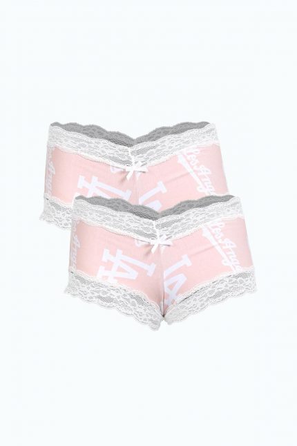 Modelisse - Kadın Pamuklu 2li Boxer Somon 40279