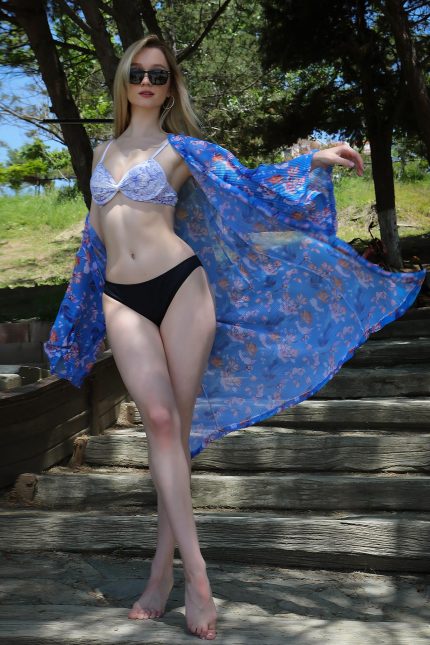 Modelisse - Kadın Yarım Destekli Alt Üst Bikini Takım Ekru 35012