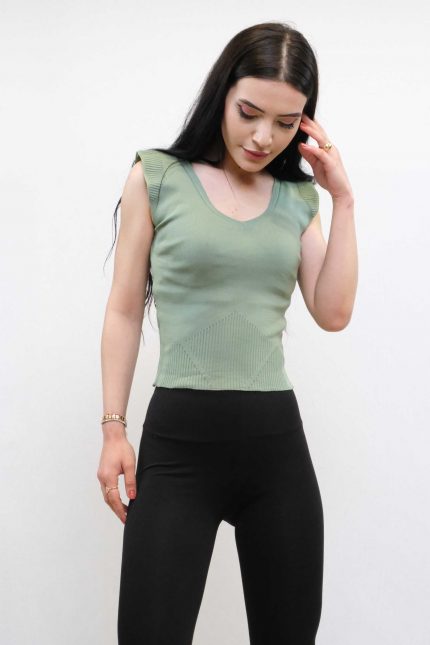 Modelisse - Süveter Model Triko Bluz Mint