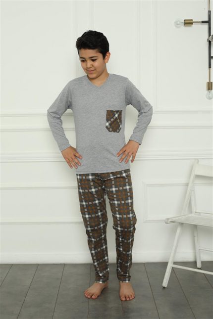 Modelisse - Erkek Çocuk Penye Pijama Takım 20387