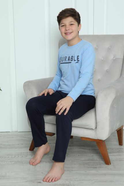 Modelisse - Erkek Çocuk Penye Pijama Takım 20412