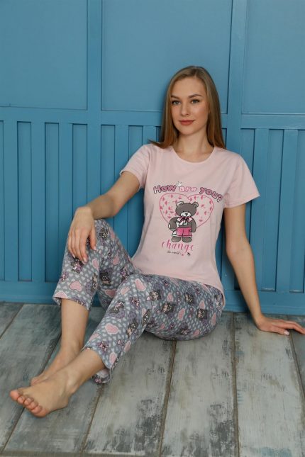 Modelisse - Kadın Pamuk Pijama Takım 20502P
