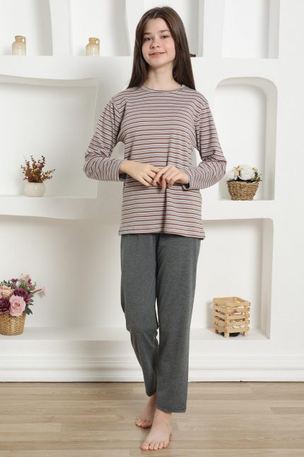 Modelisse - Kız Çocuk Penye Pijama Takım 20424