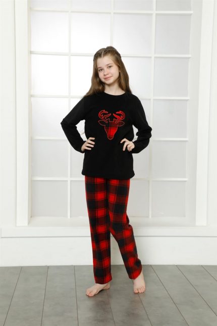 Modelisse - WelSoft Polar Çocuk Pijama Takımı 4632