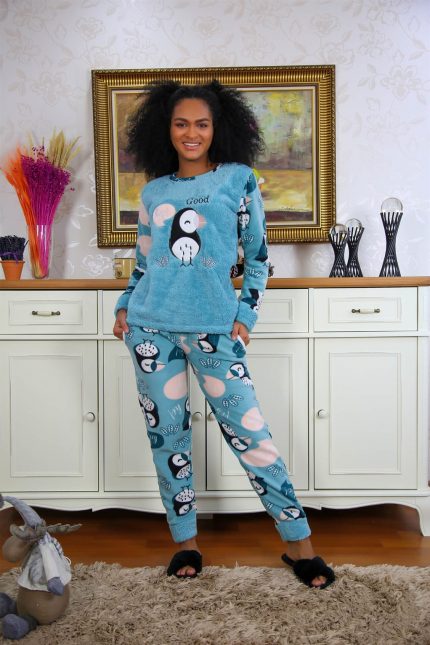 Modelisse - Welsoft Polar Kadın Pijama Takımı 8501