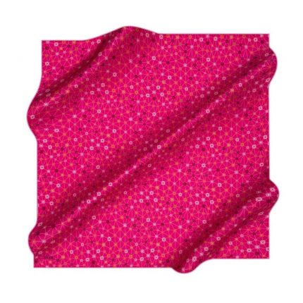 Aker Sura İpek Eşarp 8693701-391 47701 Pembe Monogram Desen