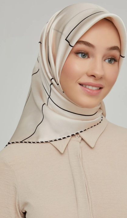 Armine Nostalji Tivil İpek 8655-06 Beyaz Karışık Desen