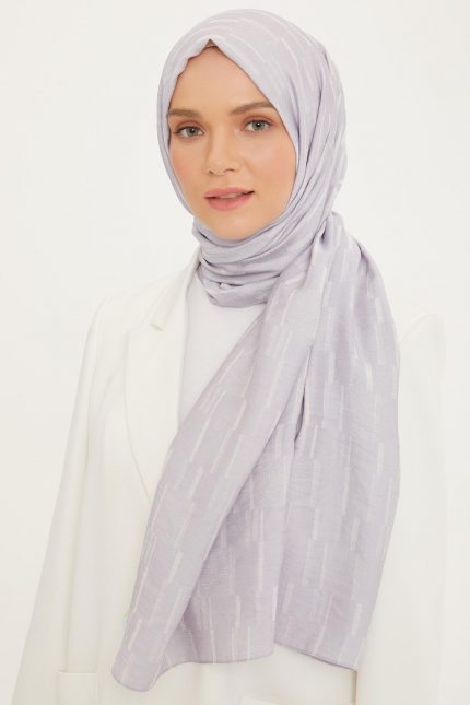 Armine Trend Gümüş Pure Lina Şal 12-1268