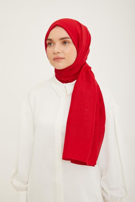 Armine Trend Kırmızı Hazan Şal 3-21097