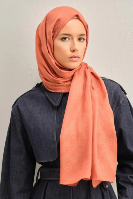 Armine Trend Lyon Şal 2-247316 Turuncu