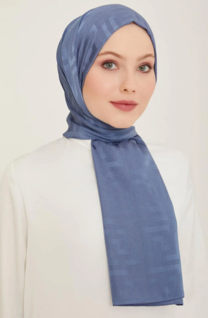 Armine Trend Mira Şal 2-242739 Petrol Mavi