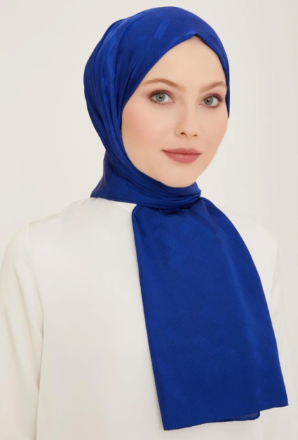 Armine Trend Mira Şal 3-242741 Saks Mavi
