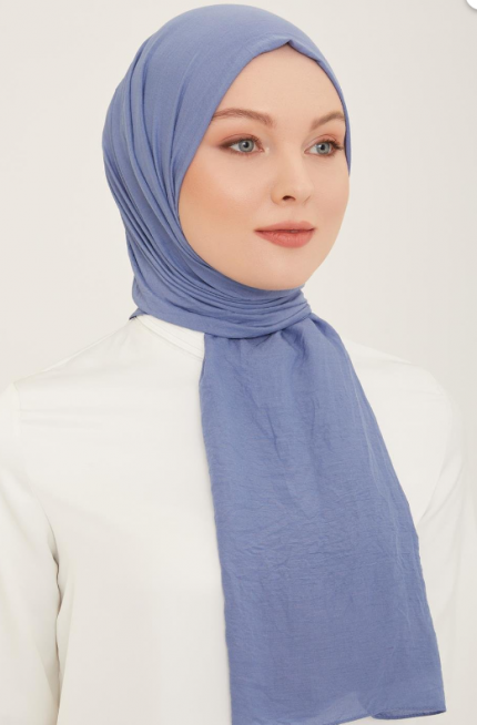 Armine Trend Naturel Soft Şal Mavi - 51
