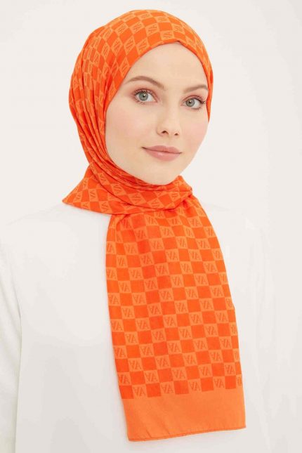 Armine Trend Ultra Lıght A Logo Turuncu Şal 18-21059