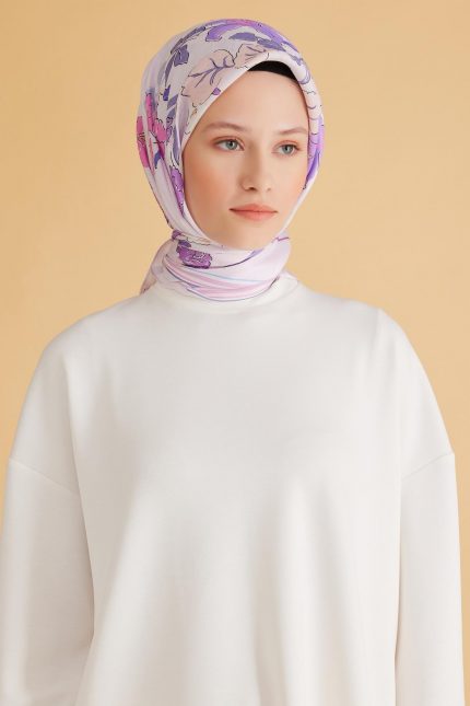 Belli Fresh Pure Eşarp 1-12 Pudra Karışık Desen 49975