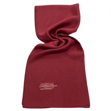 La Boutique Abiye Bordo Düz Renk Şal 1-26770