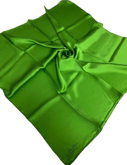 La Boutique Defolu Çimen Yeşil Düz Desen Sura İpek Eşarp 29835