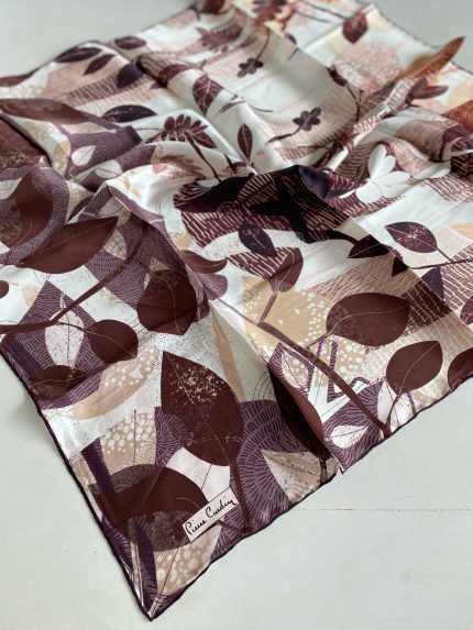 Pierre Cardin Defolu Sura İpek Eşarp 46111 Bordo Karışık Desen