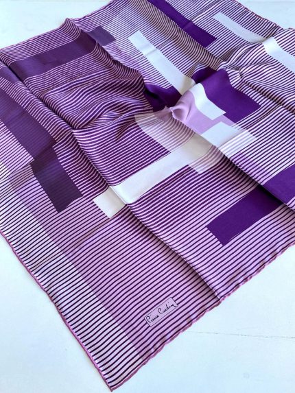Pierre Cardin Defolu Sura İpek Eşarp 46019 Eflatun Karışık Desen