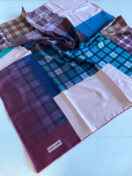 Pierre Cardin Defolu Tivil İpek Eşarp 43641 Pudra Pembe Karışık Desen