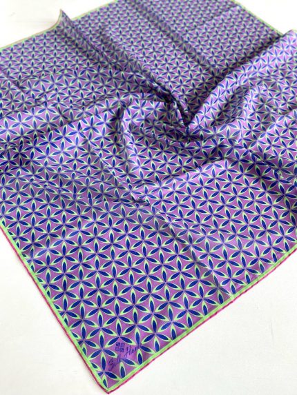 Silk Home Soft Eşarp 46620 Mor Karışık Desen