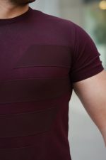 Erkek Bisiklet Yaka Kısa Kollu Tişört - Görsel 3