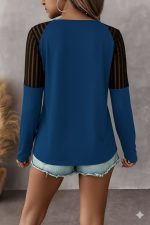 Kadın Uzun Kollu Yakadan Fermuarlı Viskon Bluz - Görsel 3