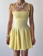 Clara Askılı Mini Elbise - Görsel 2